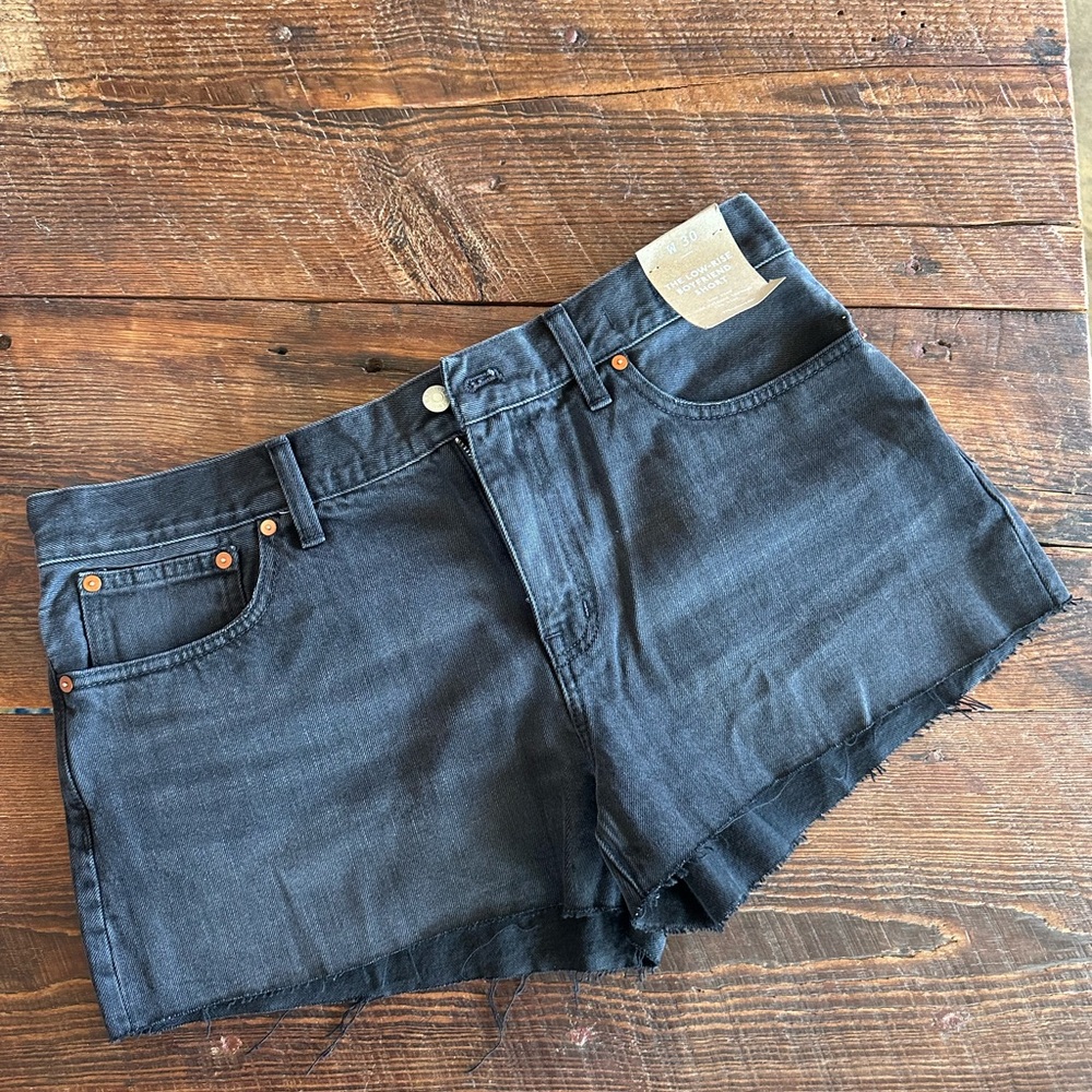 Madewell Low Rise Denim Boyfriend Shorts NWT
